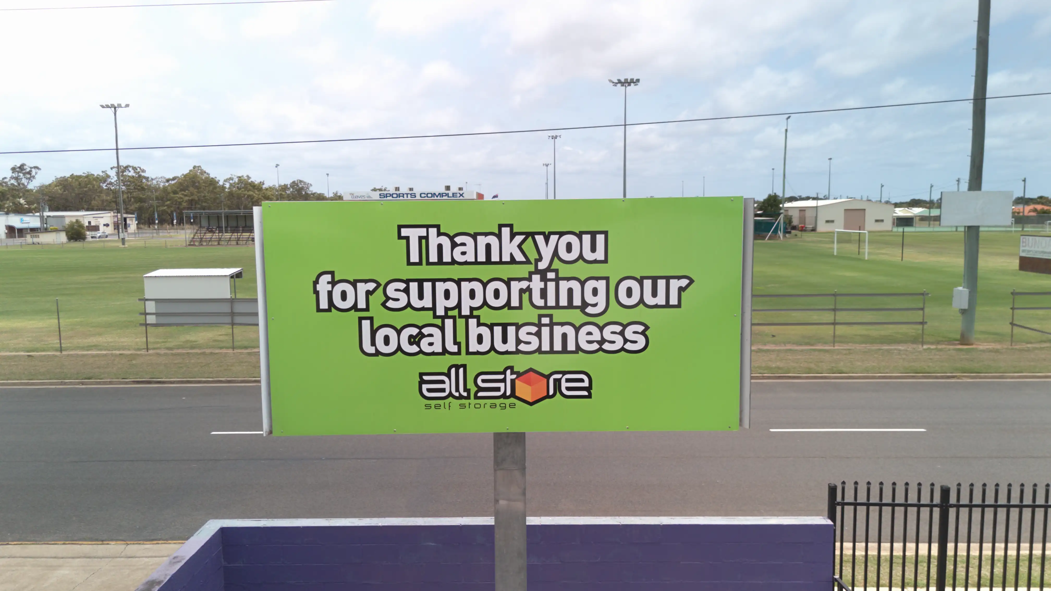 Support Our Business Sign